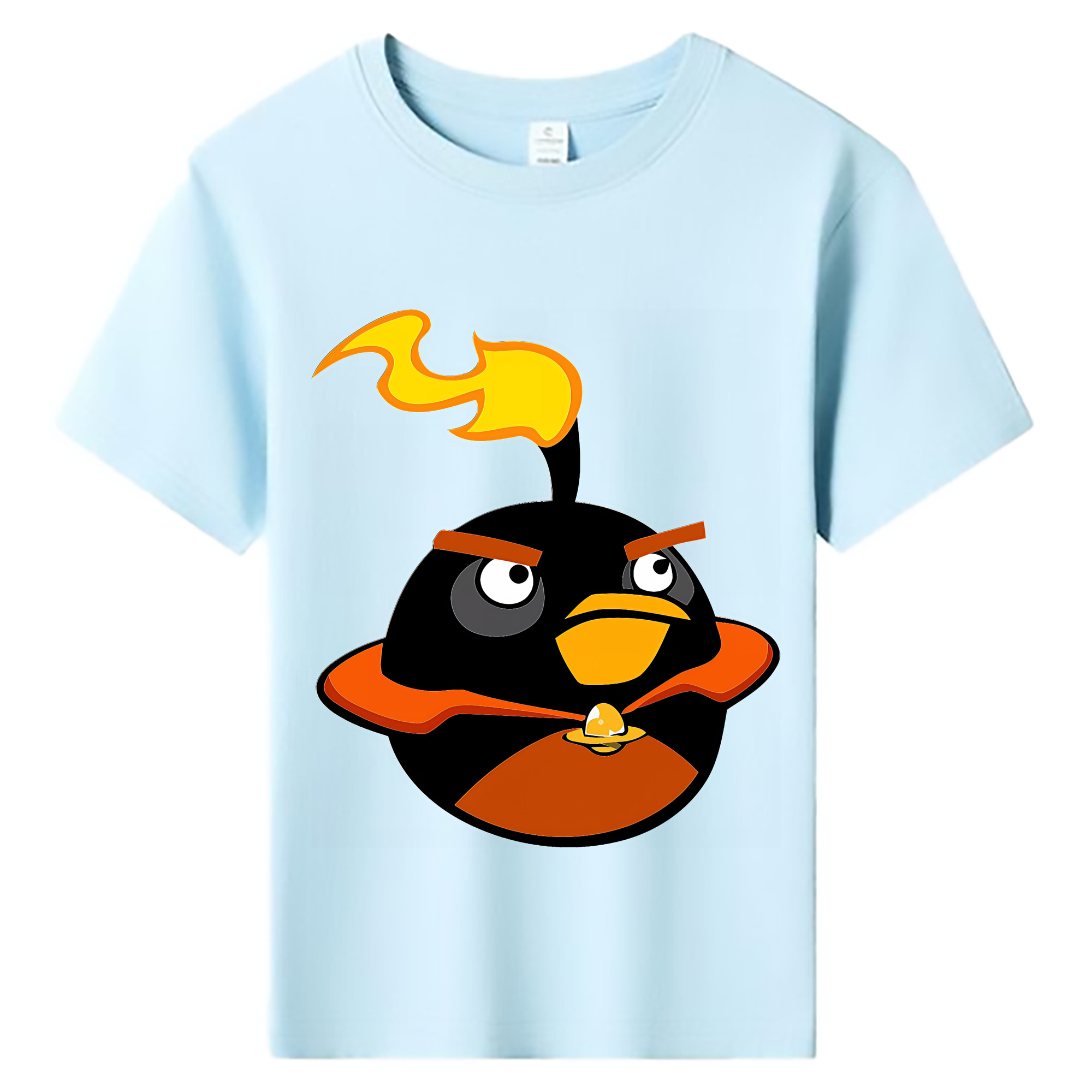 （画像用） Angry Birds アングリーバード 綿100％キッズTシャツ（フロントプリント）